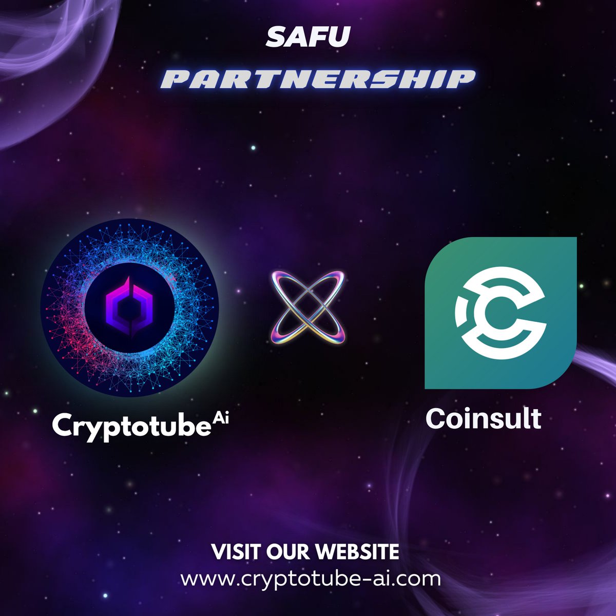 Exciting news! 💥 <a href="/CryptoTubeAI/">CryptoTube AI Official Page</a> has partnered with <a href="/CoinsultAudits/">Coinsult - Audits & Development</a> , a leading blockchain firm, for a SAFU Contract. Our contract is rug-proof, ensuring maximum security for our users. 
Check out the detailed SAFU report at:coinsult.net/safu_report/cr…
#safu #cryptotubeai  #Pinksale