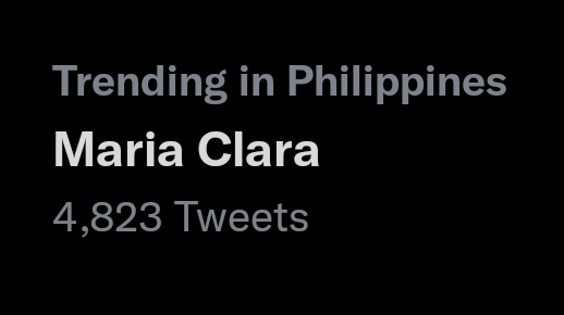The name 'Maria Clara' is trending again in the Philippines! <a href="/MyJaps/">JULIE ANNE SAN JOSE</a> 

#MariaClaraAtIbarraOnNetflix