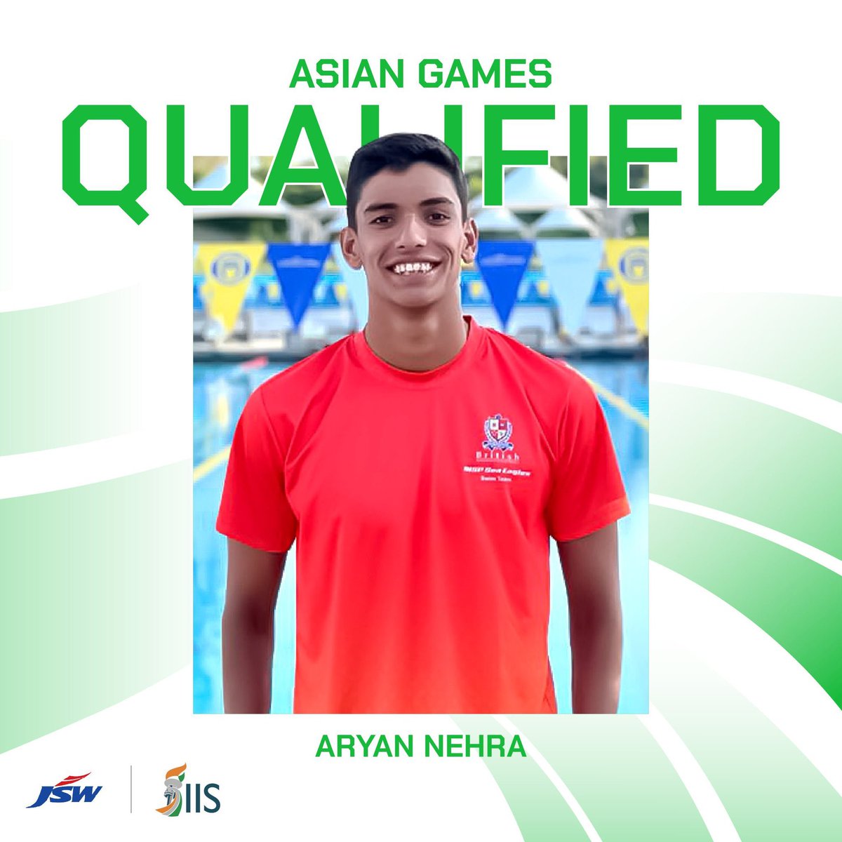 What a great week for #AryanNehra 👌👏

After qualifying for 800 Free, he has also qualified in the 1500 Free for ASIAN GAMES &amp; World Championships 

✅PB in 1500 Free
✅PB in 800 Free
✅PB in 400 Free
✅PB in 400 IM
✅Asiad Qualified in 800 &amp; 1500
✅Worlds B cut in 800 &amp; 1500