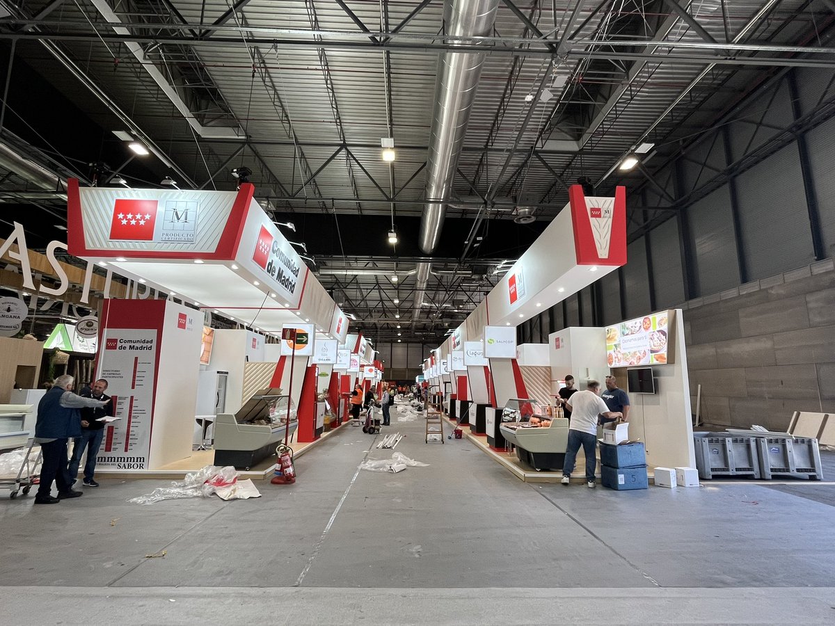 aseacam's tweet photo. #Gourmets2023 Últimos preparativos para la #FeriaGpurmets2023 en @ifema!  Stand @ComunidadMadrid #Pabellon5-30GH 👏@MadridCalidad @medioambientecm Os esperamos!!!! https://t.co/Lc8X11q8wu