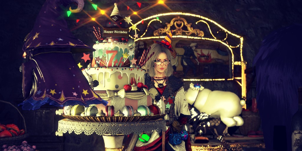 NewsBlackDesert's tweet photo. After party with the GMs! 🎉 

We had a blast celebrating the 7th Anniversary After Party at DaniRS' Inn! 🤘 https://t.co/cdJMK2pMkU