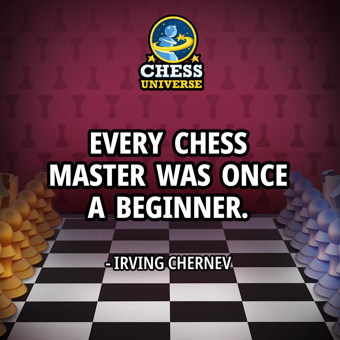 Everyone starts somewhere, the important part is to start learning 🧠♟️

As this iconic chess player and author said once...

#chessquotes #learnchess