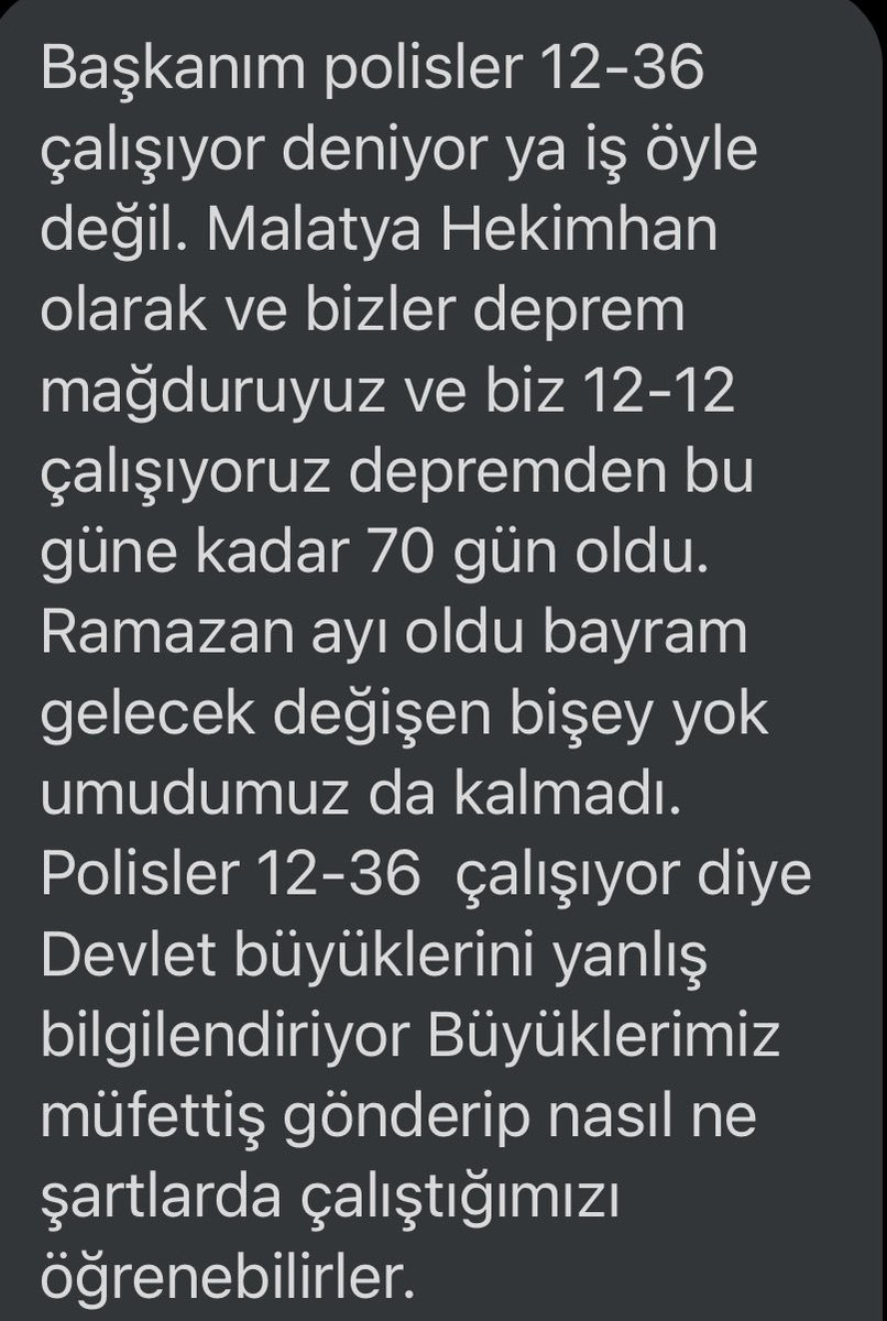 EmniyetSen1's tweet photo. İsterseniz bütün illeri paylaşırım… 
İnanın ki 12/36’ya geçti denilen illerde bile bütün VARDİYALI çalışanlar geçmiyor. Göstermelik bir iki birim geçiyor sonra o il geçmiş gibi gösteriliyor. https://t.co/FGtt2W8AZM