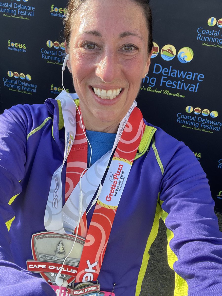 MilaNBecker's tweet photo. Day 2 of #CoastalDelawareRunningFestival #CapeChallenge #doneanddusted Back to @TheEndoSociety office for Committee mtgs #DiabetesHillDay & to advocate for #insulin affordability @NIHFunding #SpecialDiabetesProgram #lifeisamarathon #workneverdone https://t.co/vkB5l5Ba72