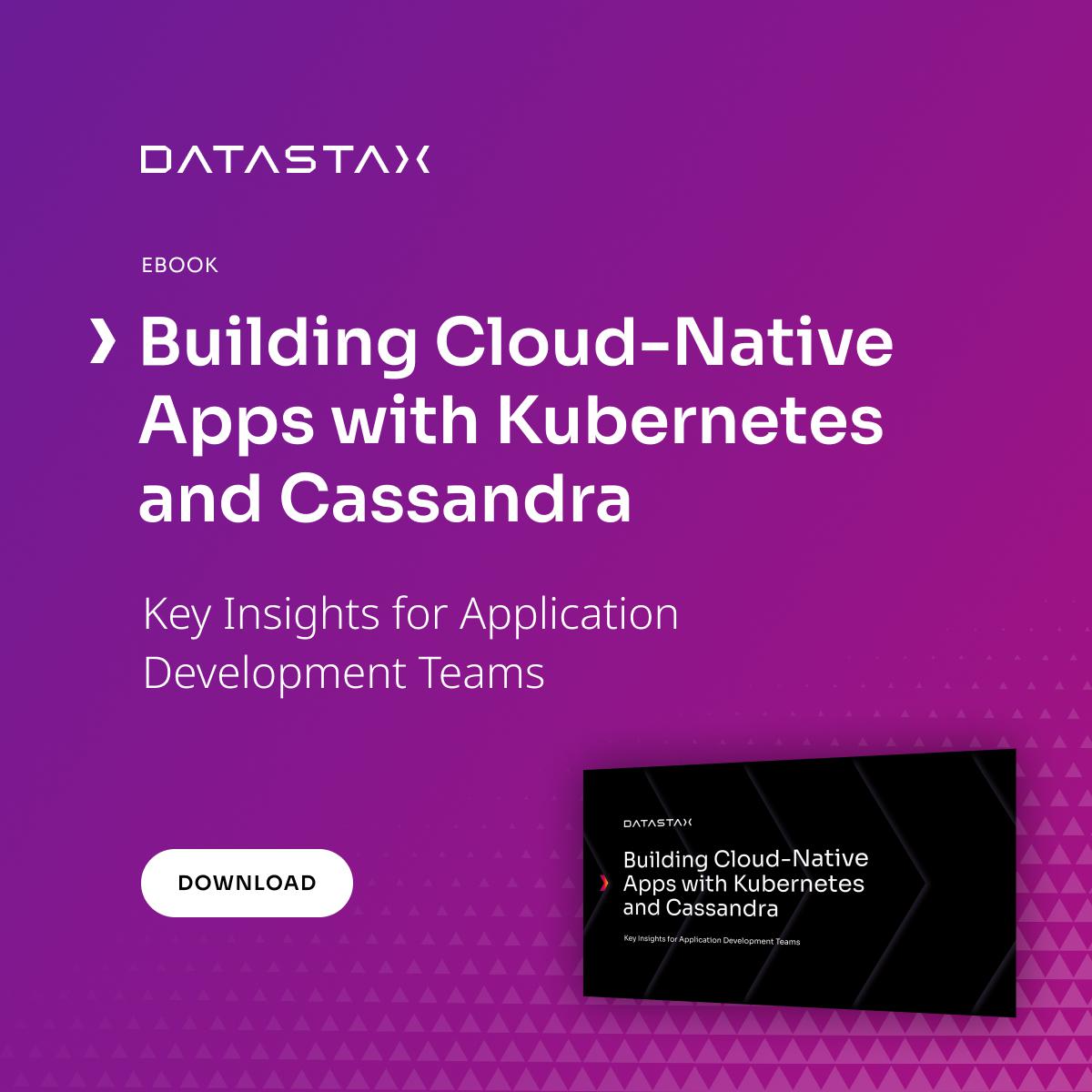 DBohrisch's tweet image. Modern #cloudnative apps run best on Kubernetes and Cassandra! Read our new eBook to learn more about this powerful combo: ow.ly/m7Uq104CPmT

#ApacheCassandra #Kubernetes