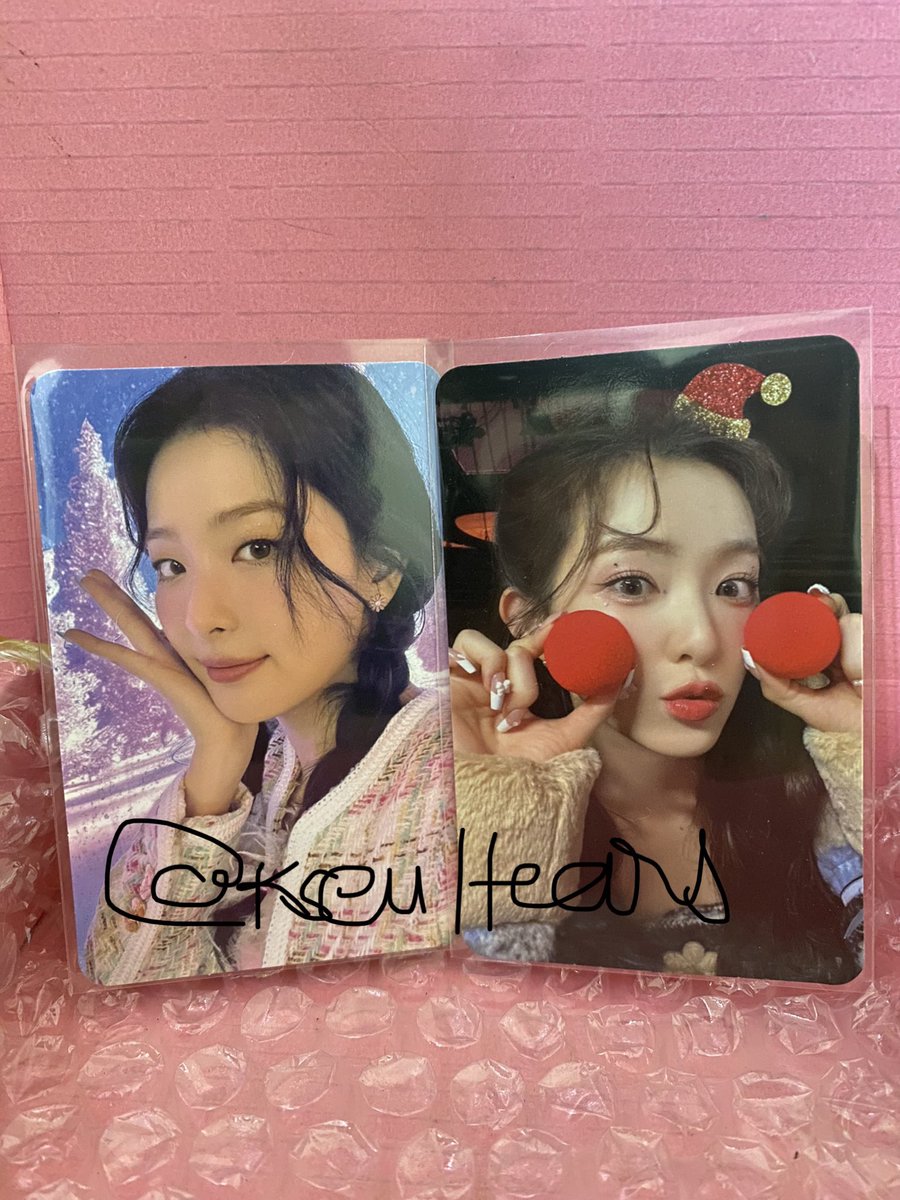 kseultears's tweet photo. 💌 #meingomails

hello po! seulrene pink christmas set safely arrived po ! thank you so much for being accommodating and for selling this pretty set <33 until our next po ! 

— #mcfeedbacks @multicartss https://t.co/9s6IoC1Lcv