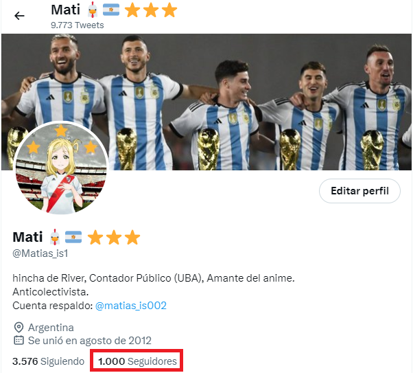 Matias_is1's tweet photo. cómo no vas a tener 4 cifras de seguidores en twitter? tan diminuto vas a ser? https://t.co/Tr1gYp48TZ