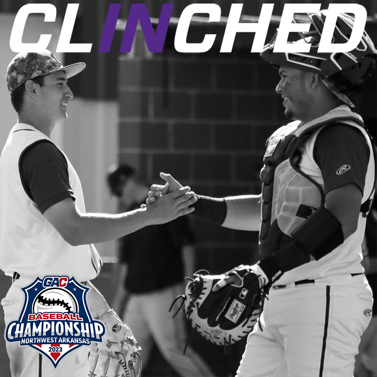 GACAthletics's tweet photo. Based on Saturday's results @ATUBaseball &amp; @OuachitaBSB clinched spots to #theGAC ⚾️ Championships https://t.co/G2OhGeWvck