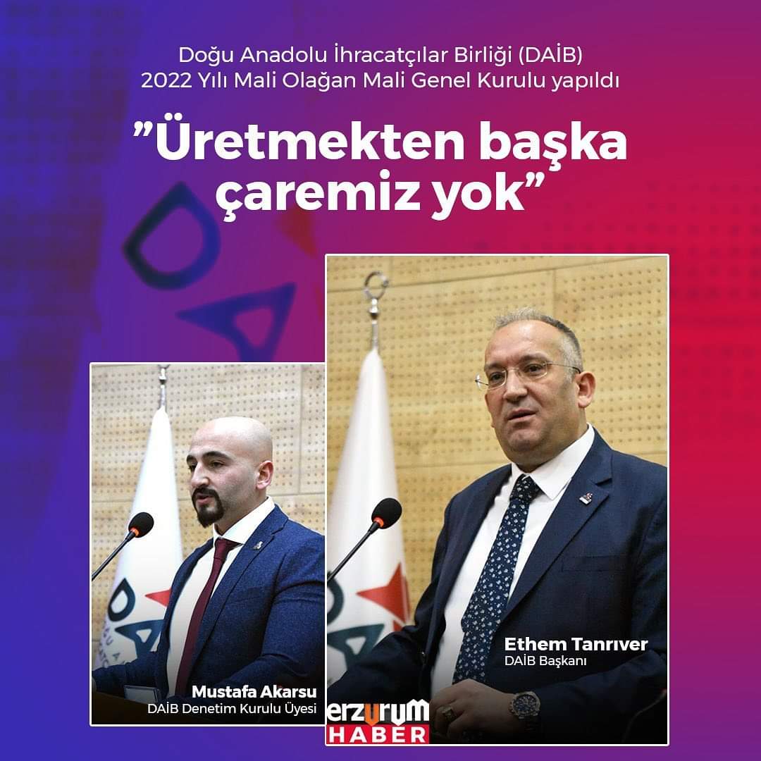 ErzurumPortali's tweet photo. Doğu Anadolu ihracatçı birliğinin yönetim kurulları; 1 yıllık dönemde ortaya koydukları hedefleri, faaliyetleri, yaptıkları çalışmaları genel kurul üyesi ihracatçılarla paylaştı.
#erzurum #erzurumhaber #daib #doğuanadoluihracatçılarbirliği https://t.co/mi7sFQzSve