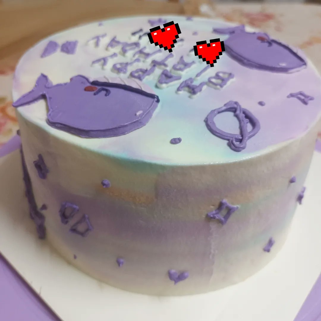 Beesuan2's tweet photo. ไธๅฑ้ฟ็ฑณ็็ๆฅ่็ณ๐
Bts Army special cake ๐
#Beesbake #BTS #ARMY #BTSCAKE #CAKE https://t.co/aTiglbu720
