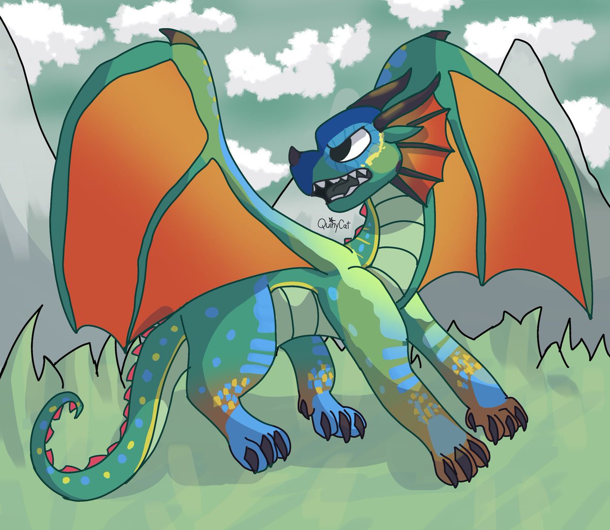 _QuinyCat_'s tweet photo. Glory art! Totally didn't take me 18 hours to make 

#glorywof #WingsofFire https://t.co/Xgskj4BSkh