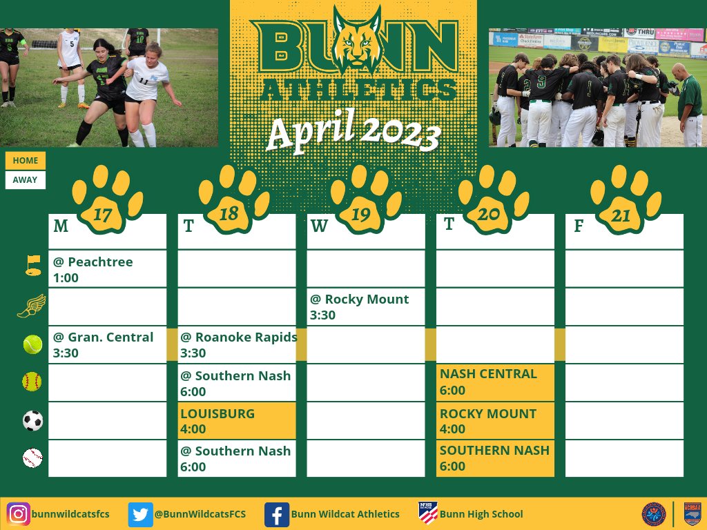 Bunn Wildcat Athletics (@bunnwildcatsfcs) on Twitter photo 