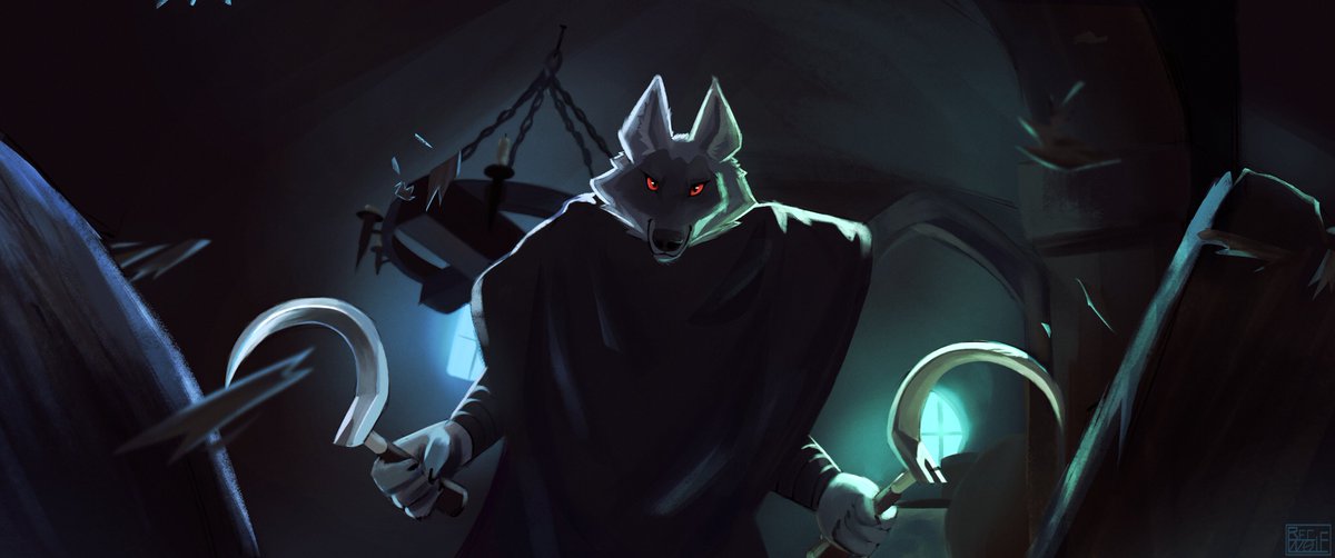 Beckowaffle's tweet photo. I AM DEATH #Pussinboots2 #Death #furryart https://t.co/dckJbq1vvU