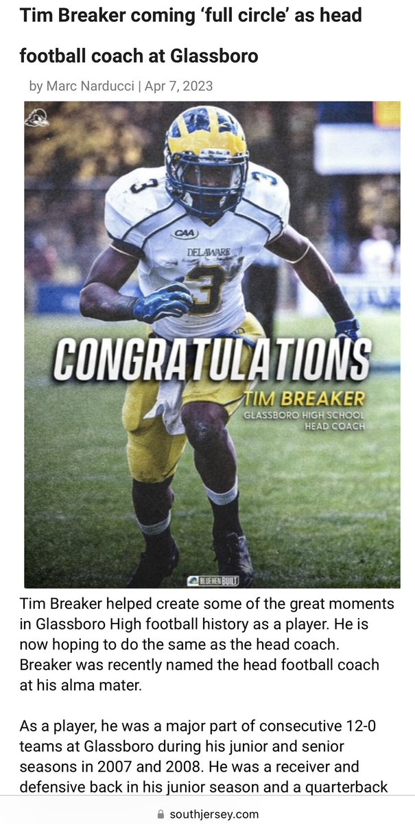 COACH BREAKER (@timmybreaker3) on Twitter photo southjersey.com/article/37407/…
Thank you to <a href="/SoJeDotCom/">SouthJersey.com</a> on the write up! lets keep building this thing everyday! Go Dawgs!🐶 southjersey.com/article/37407/…
Thank you to <a href="/SoJeDotCom/">SouthJersey.com</a> on the write up! lets keep building this thing everyday! Go Dawgs!🐶