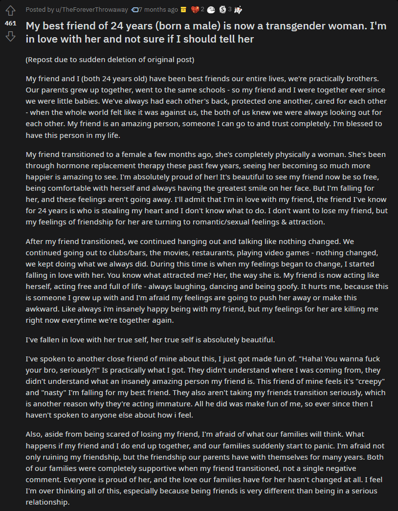 EuphoriTori's tweet photo. this is the most adorable story about a guy falling in love with a trans woman I cried 😭 https://t.co/wnP2afxb3T