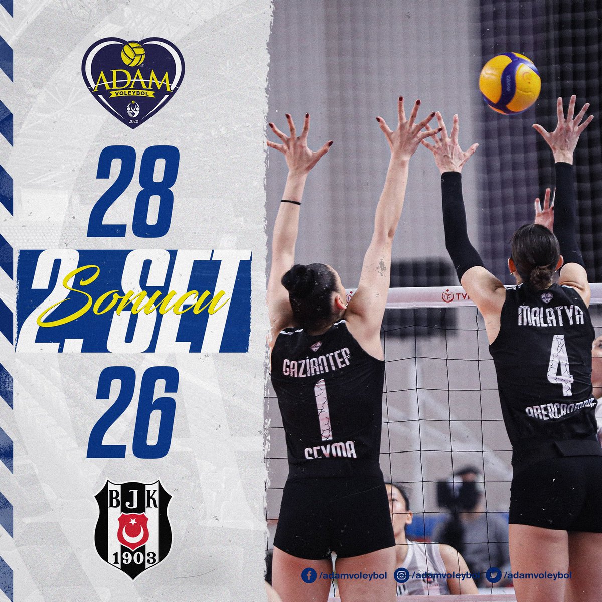 2.Set Sonucu | Adam Voleybol 28 - 26 Beşiktaş Ceylan

#RefuseToLose