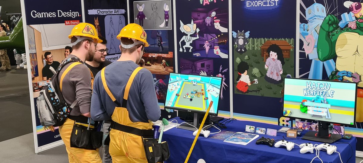 CCCU Games (@cccu_games) on Twitter photo Last week our students went to Birmingham NEC to attend Insomina! We met a bunch of amazing people including <a href="/camden_games/">Camden Games</a> and showed off our games.(As well as have some fun!)
Thank you so much <a href="/IGFestUK/">Insomnia the Gaming Festival</a> for having us, and we will hopefully see you again next year!
#i70 Last week our students went to Birmingham NEC to attend Insomina! We met a bunch of amazing people including <a href="/camden_games/">Camden Games</a> and showed off our games.(As well as have some fun!)
Thank you so much <a href="/IGFestUK/">Insomnia the Gaming Festival</a> for having us, and we will hopefully see you again next year!
#i70