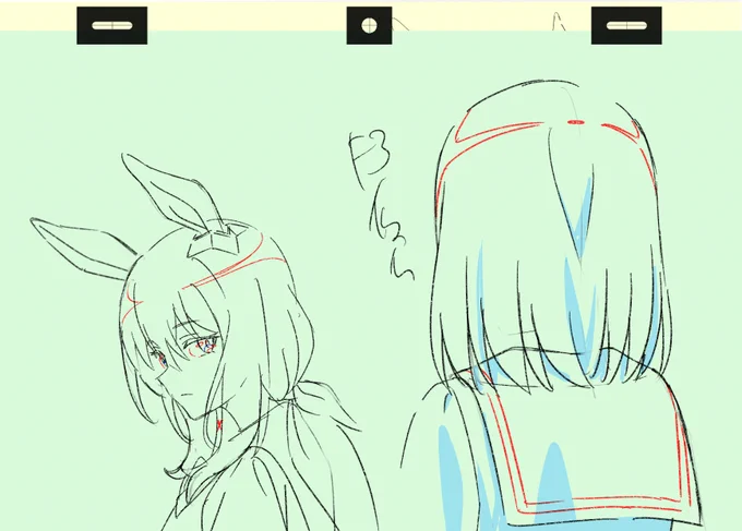 ウマ娘 プリティーダービー ROAD TO THE TOP 1話 総作監修 その5 スぺちゃん描けて嬉しかったです。 #ウマ娘 #ウマ娘ロードトゥーザトップ 