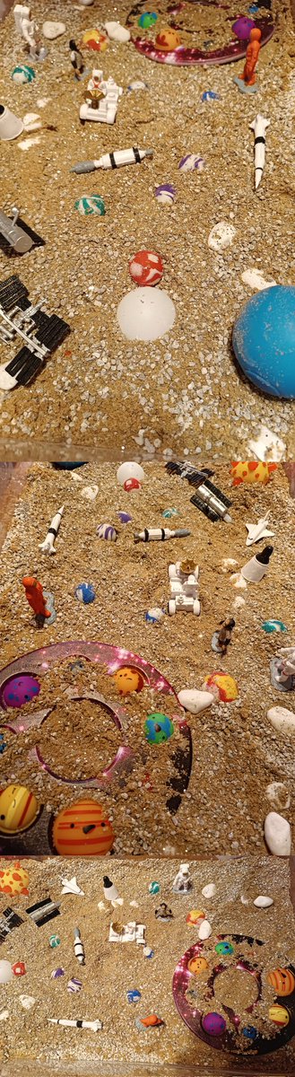 Sensory Lunar landscape created ready for Space topic 🌌🚀