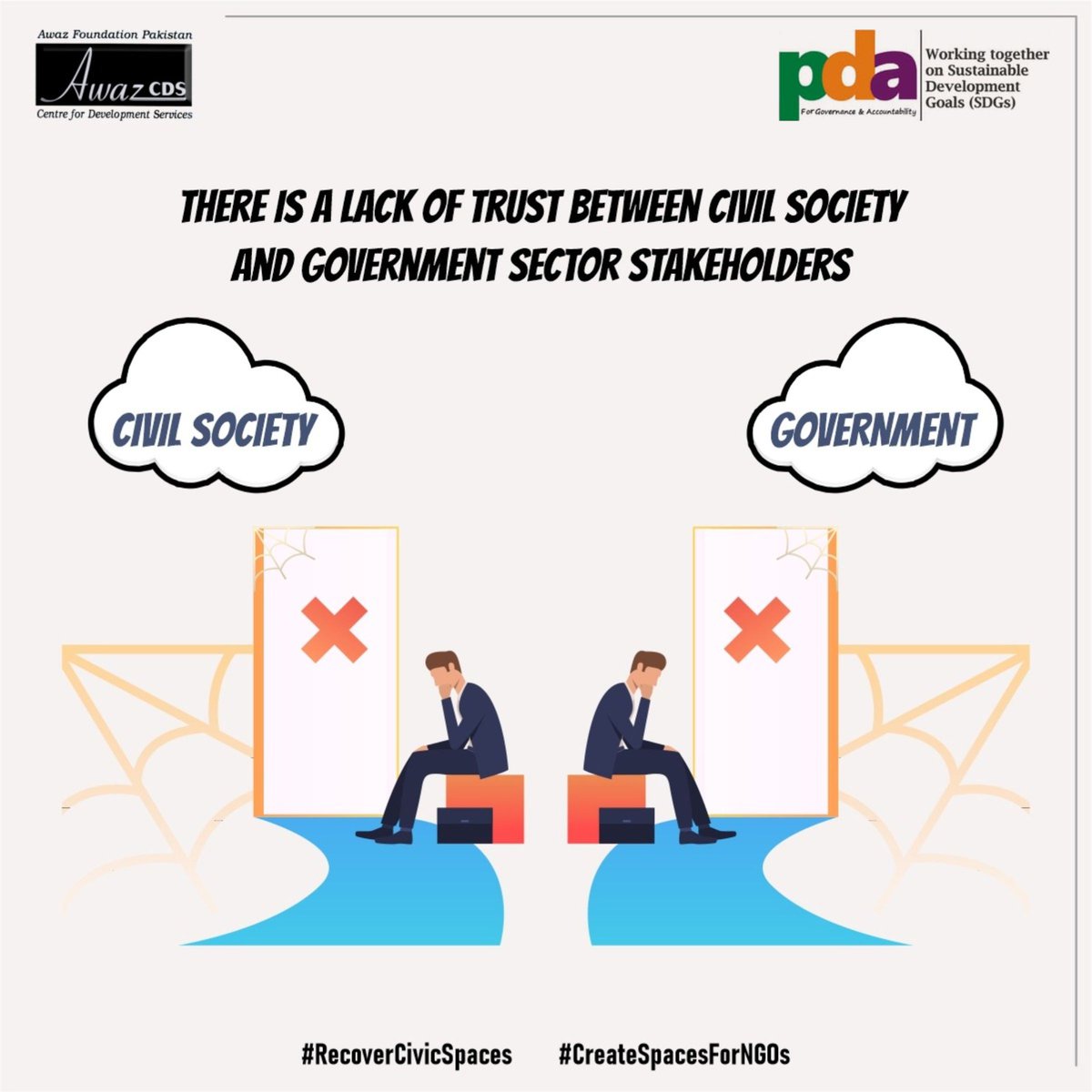 sheikh_hon_yaar's tweet photo. There is a need to remove mistrust between institutions so that we can create a win-win situation for Pakistan's economy, culture and society.
@Awazcds2
@ICNLAlliance
#RecoverCivicSpaces
#CreateSpacesForNGOs
@PDA4SDGs https://t.co/lqBeCOEpws