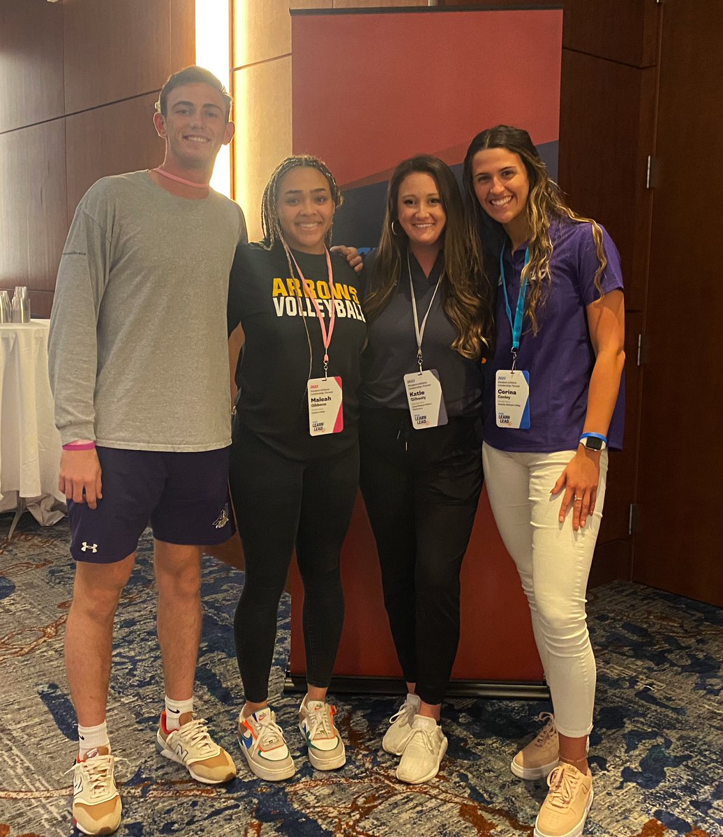 So proud of these <a href="/GreatMidwestAC/">Great Midwest</a> student-athletes for not only showing up this week in Baltimore but for giving 110% while they were here! We’re so blessed in the G-MAC! #NCAALearnLead #SALF23 #CharacterThroughCompetition