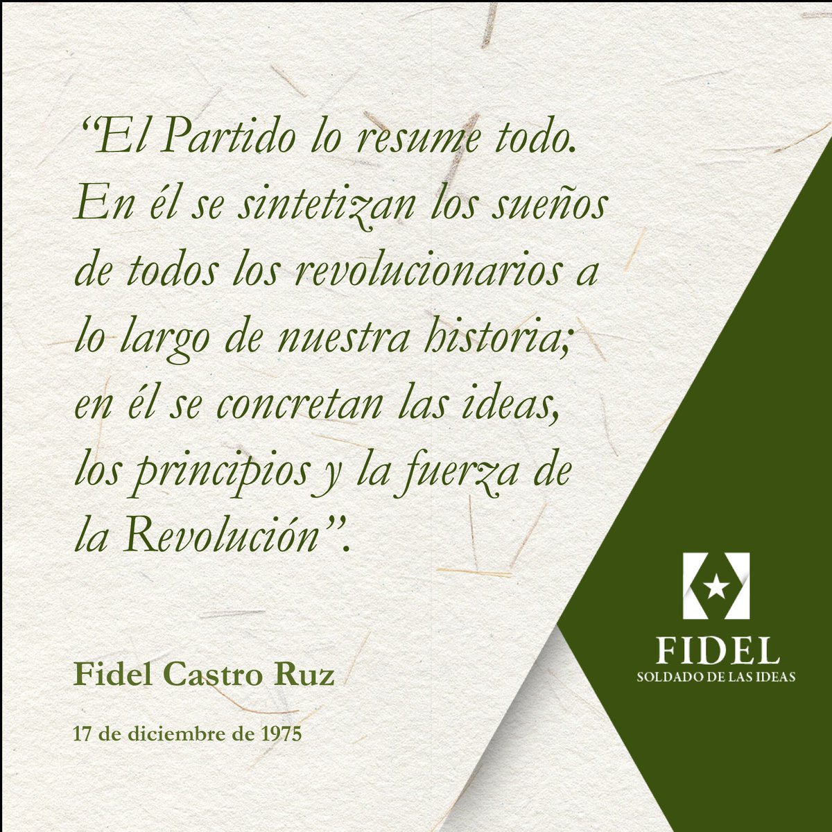 Felicitamos a los militantes y trabajadores del <a href="/PartidoPCC/">Partido Comunista de Cuba</a> en el aniversario 62 de su fundación,  garantía de la #UnidadYContinuidad, incansables batalladores por una #Cuba mejor. ¡Hasta la Victoria Siempre!