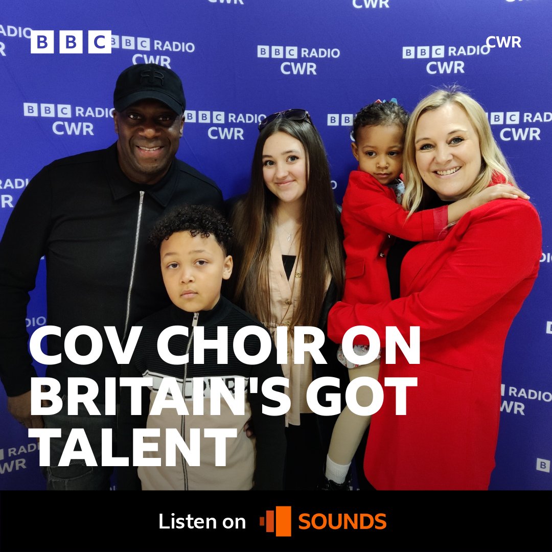 BBC Coventry & Warwickshire (@bbccwr) on Twitter photo Coventry choir <a href="/BIGSing1/">The BIG Sing</a> stunned audiences on <a href="/BGT/">BGT</a> last night with a massive surprise 🎶
Founders Gemma and Howard joined <a href="/SandraGodley1/">Sandra Godley OBE, BCAa</a> in the studio to reveal all!
📻 bbc.in/3L5gAMS Coventry choir <a href="/BIGSing1/">The BIG Sing</a> stunned audiences on <a href="/BGT/">BGT</a> last night with a massive surprise 🎶
Founders Gemma and Howard joined <a href="/SandraGodley1/">Sandra Godley OBE, BCAa</a> in the studio to reveal all!
📻 bbc.in/3L5gAMS