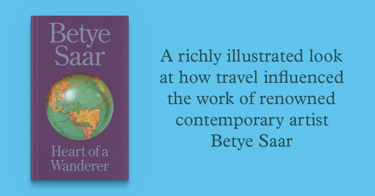 Spend time with Betye Saar: Heart of a Wanderer and learn more about how travel influenced the work of renowned contemporary artist Betye Saar. Out now in stunning hardcover and ebook. hubs.ly/Q01LBm_v0
<a href="/gardnermuseum/">Gardner Museum</a> <a href="/dsgreenwald/">Diana Greenwald</a> #BetyeSaar #BlackArts