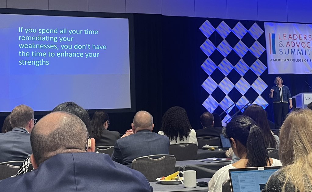 michikoG's tweet photo. A great reminder to be your biggest hype person and focus on what you are good at! #ACSLAS23 https://t.co/D6jZqy7oWl