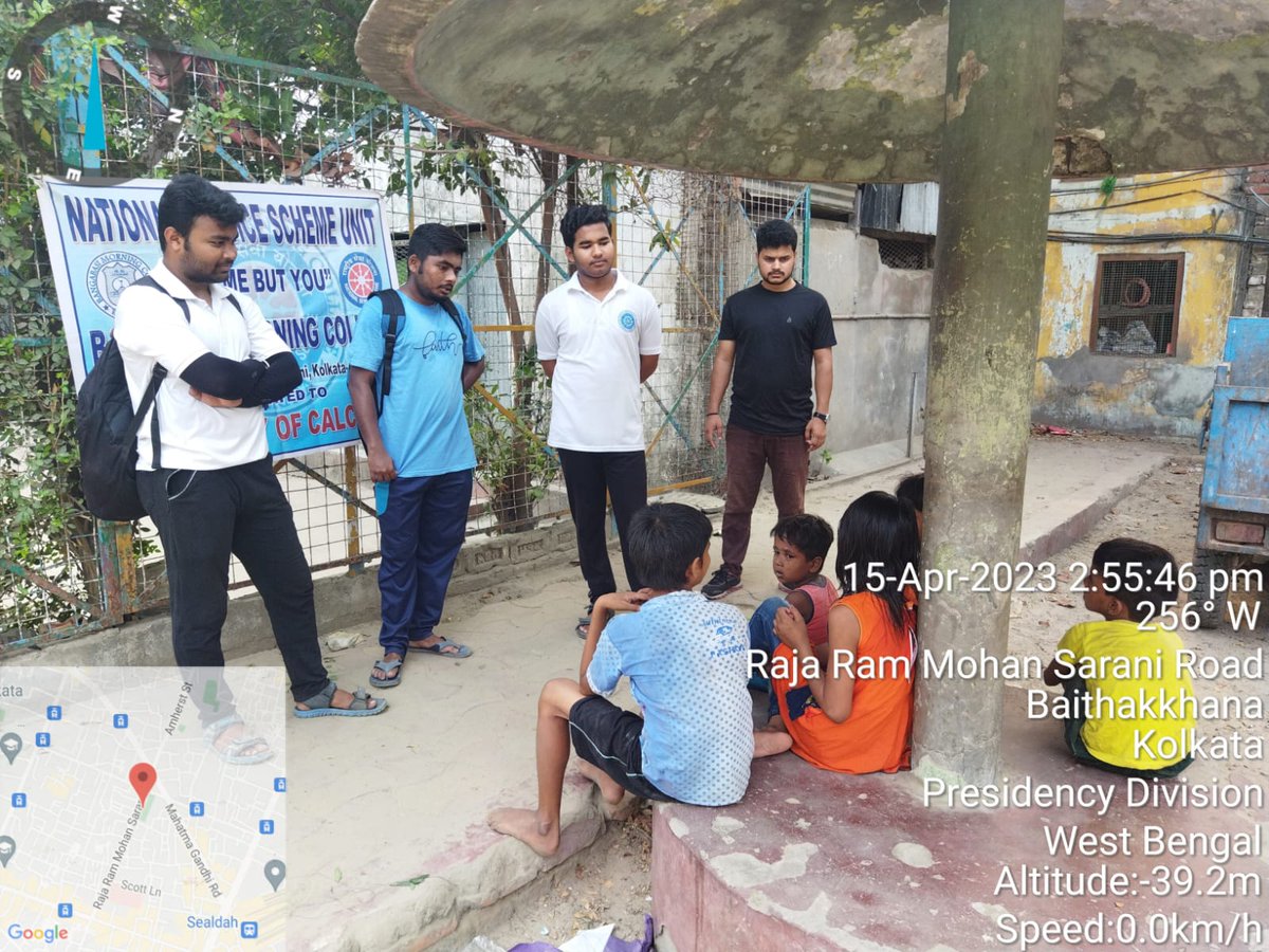 NssMorning's tweet photo. DATE-15/04/2023
NSS unit of Bangabasi Morning College continues weekly free education session for street children at Sealdah area. #nssbmc @_NSSIndia @ConnectingNss @YASMinistry @rdnss_kolkata @pankajsinghips https://t.co/MRG9Mhd8Qj