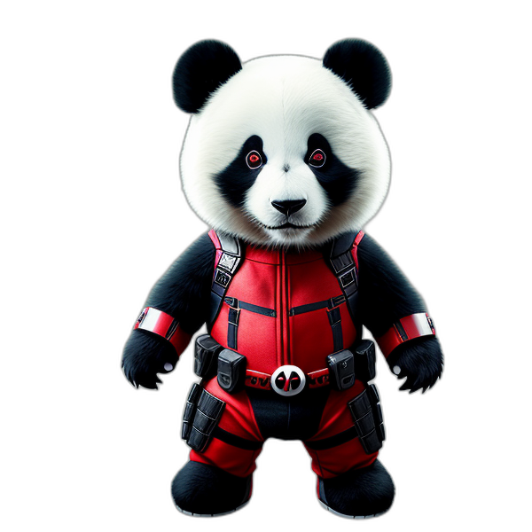 NFTPANDA2023's tweet photo. 🐼🔥 This is a panda wearing red armor with red eyes shining brightly. It is a mysterious character related to one or more characters in a film . This character looks powerful and mysterious. Have you guessed its identity yet? Keep following my works and updates to find out more! https://t.co/KPBbtKkUCP