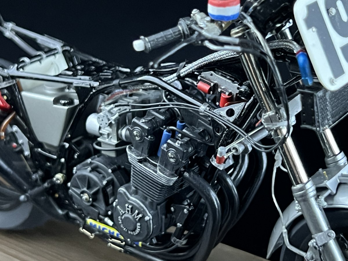 バイクプラモ盛上げ隊 #CB750F #FreddieSpencer #フレディスペンサー