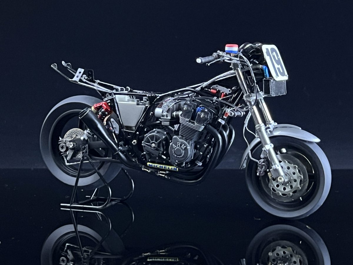 バイクプラモ盛上げ隊 #CB750F #FreddieSpencer #フレディスペンサー