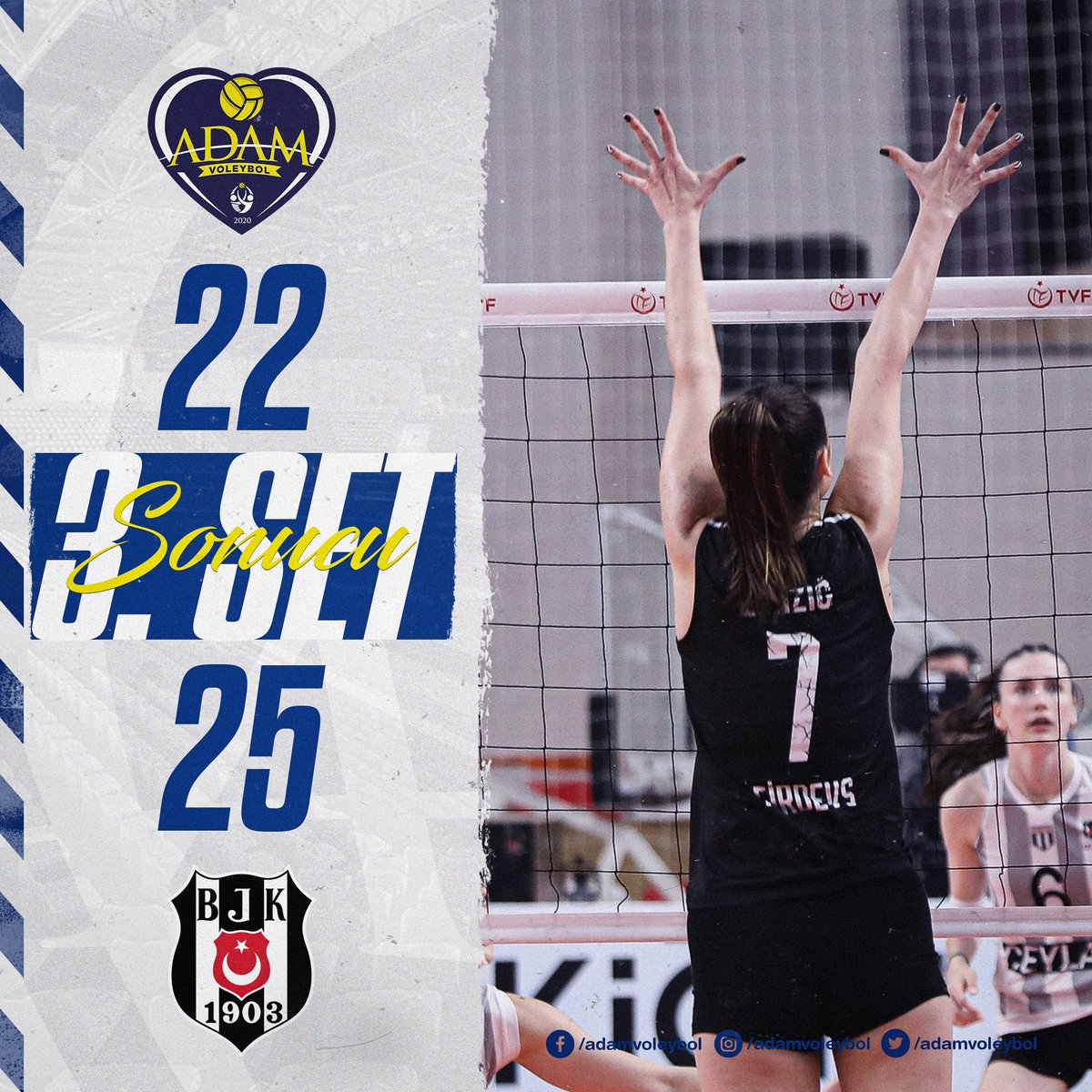 3.Set Sonucu | Adam Voleybol 22 - 25 Beşiktaş Ceylan

#RefuseToLose