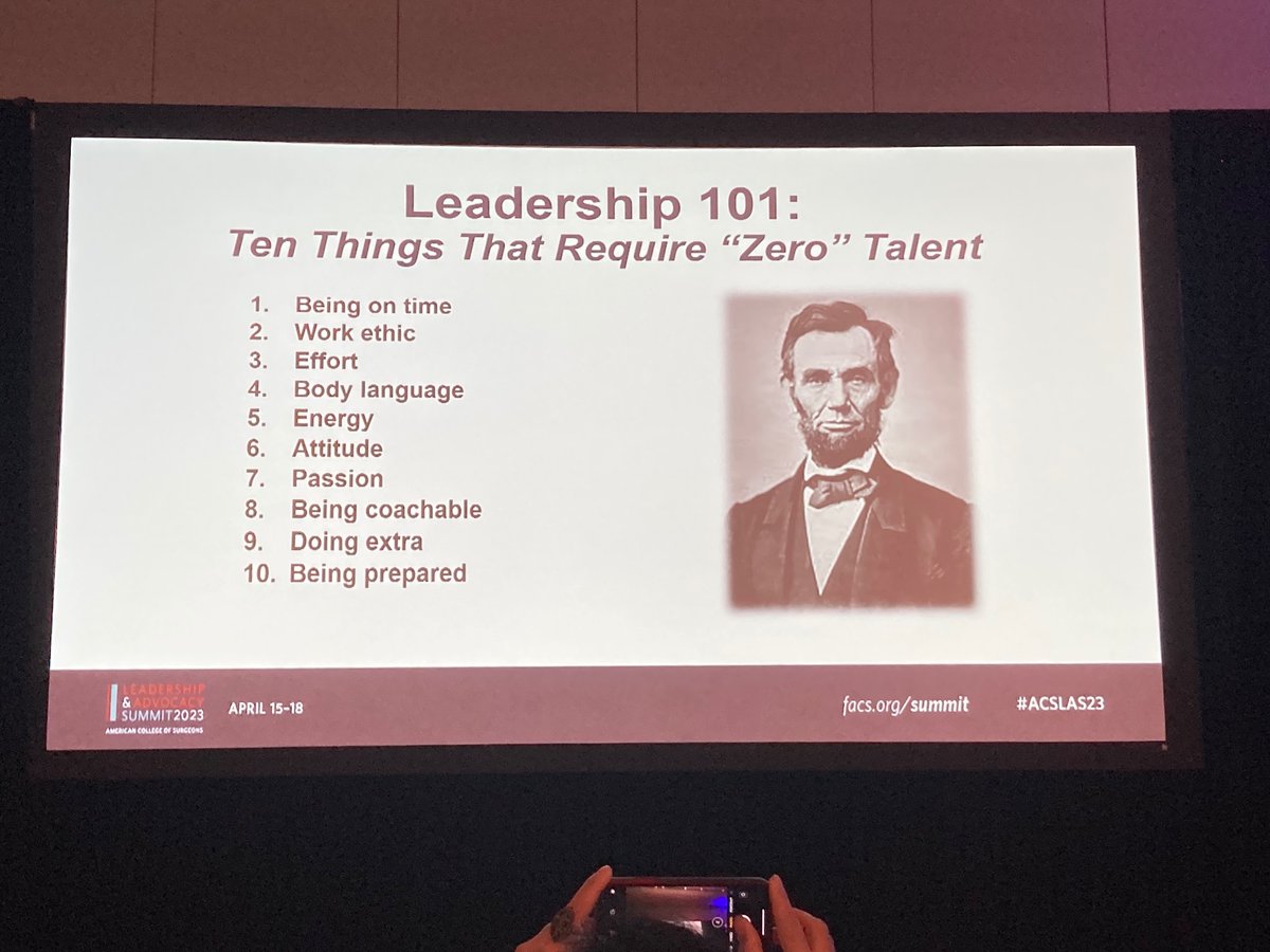 Kaitlin Ritter (@kaitlinrittermd) on Twitter photo Think being a leader requires special training? <a href="/roberthiggins32/">Robert Higgins, MD, MSHA</a> disagrees. Here are 10 skills that require zero talent to be a leader. <a href="/RASACS/">RAS-ACS</a> <a href="/pturnermd/">Patricia L. Turner, MD, MBA, FACS</a> <a href="/msutherlandmd/">Michael Sutherland</a> #ACSLAS23 Think being a leader requires special training? <a href="/roberthiggins32/">Robert Higgins, MD, MSHA</a> disagrees. Here are 10 skills that require zero talent to be a leader. <a href="/RASACS/">RAS-ACS</a> <a href="/pturnermd/">Patricia L. Turner, MD, MBA, FACS</a> <a href="/msutherlandmd/">Michael Sutherland</a> #ACSLAS23