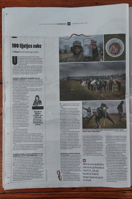 Ode aan de regenworm: ‘Ze zijn ongelooflijk belangrijk voor het functioneren van de bodem’
volkskrant.nl/kijkverder/v/2… via <a href="/volkskrant/">de Volkskrant</a> <a href="/frantecol/">Prof. Franciska de Vries 🦠🍄🪱🌱🍂🌍</a>

#regenworm #bodem #bodemleven #ecosysteem #ecologischverantwoordelandbouw vs #residuen #bestrijdingsmiddelen #kunstmest #stikstof