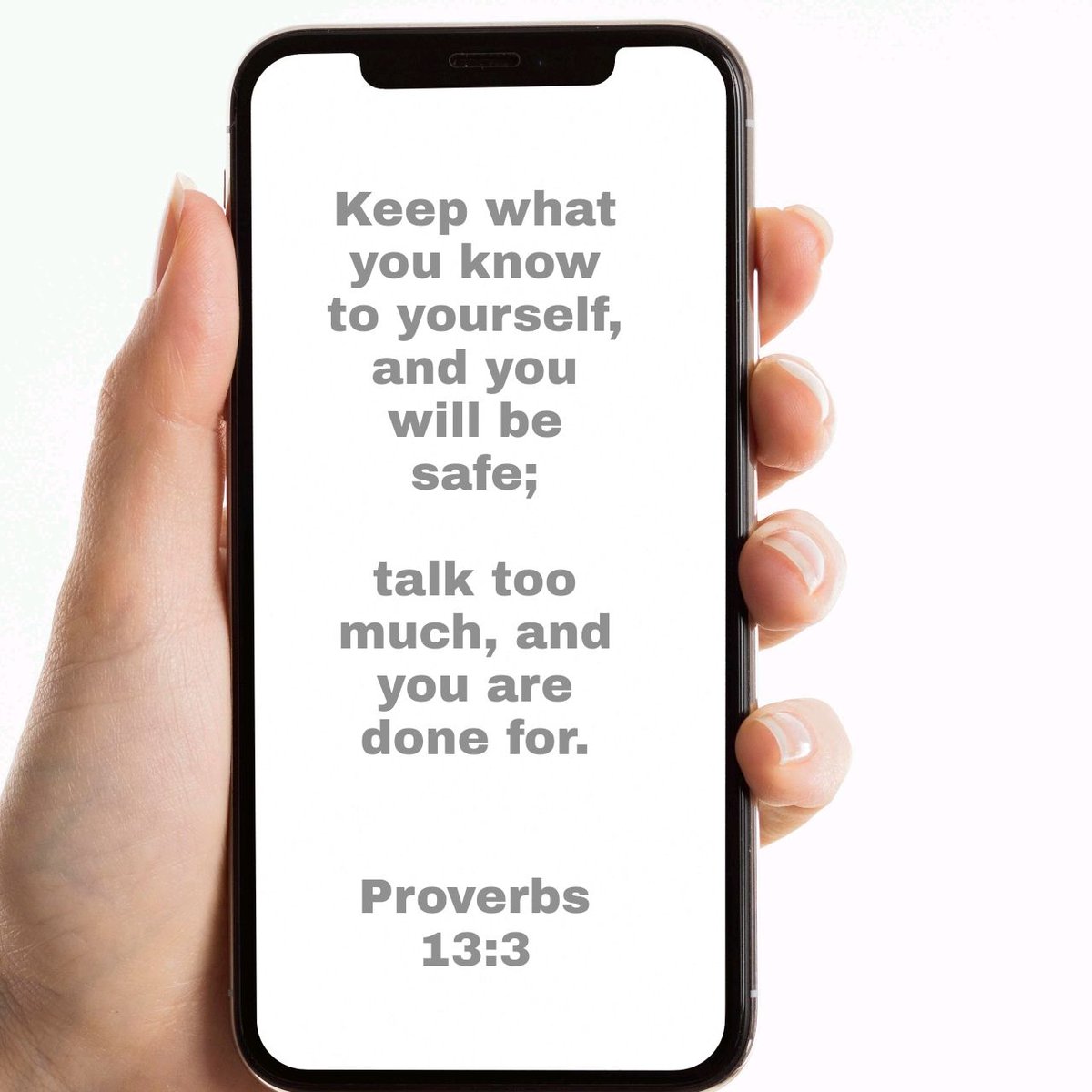 #whatyouknow #toyourself #besafe #talktoomuch
#Proverbs #CEV