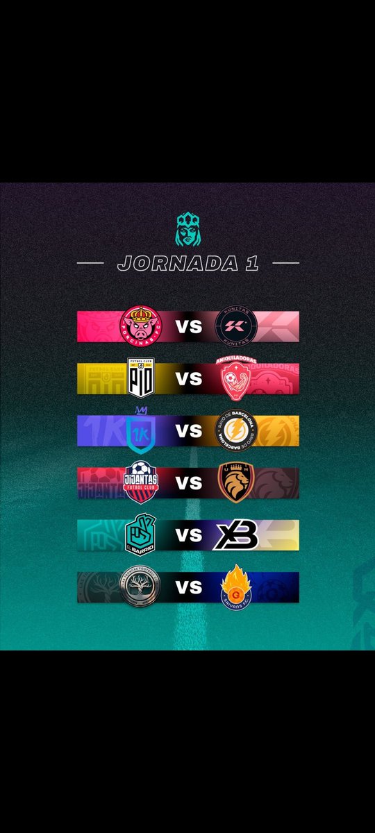 Kings_Insider's tweet photo. Confirmados los primeros enfrentamientos de la @QueensLeague
.
.
.
6 de mayo⏳
#QueensLeague #KingsLeague #FelizSabado https://t.co/mG22fRKZiU