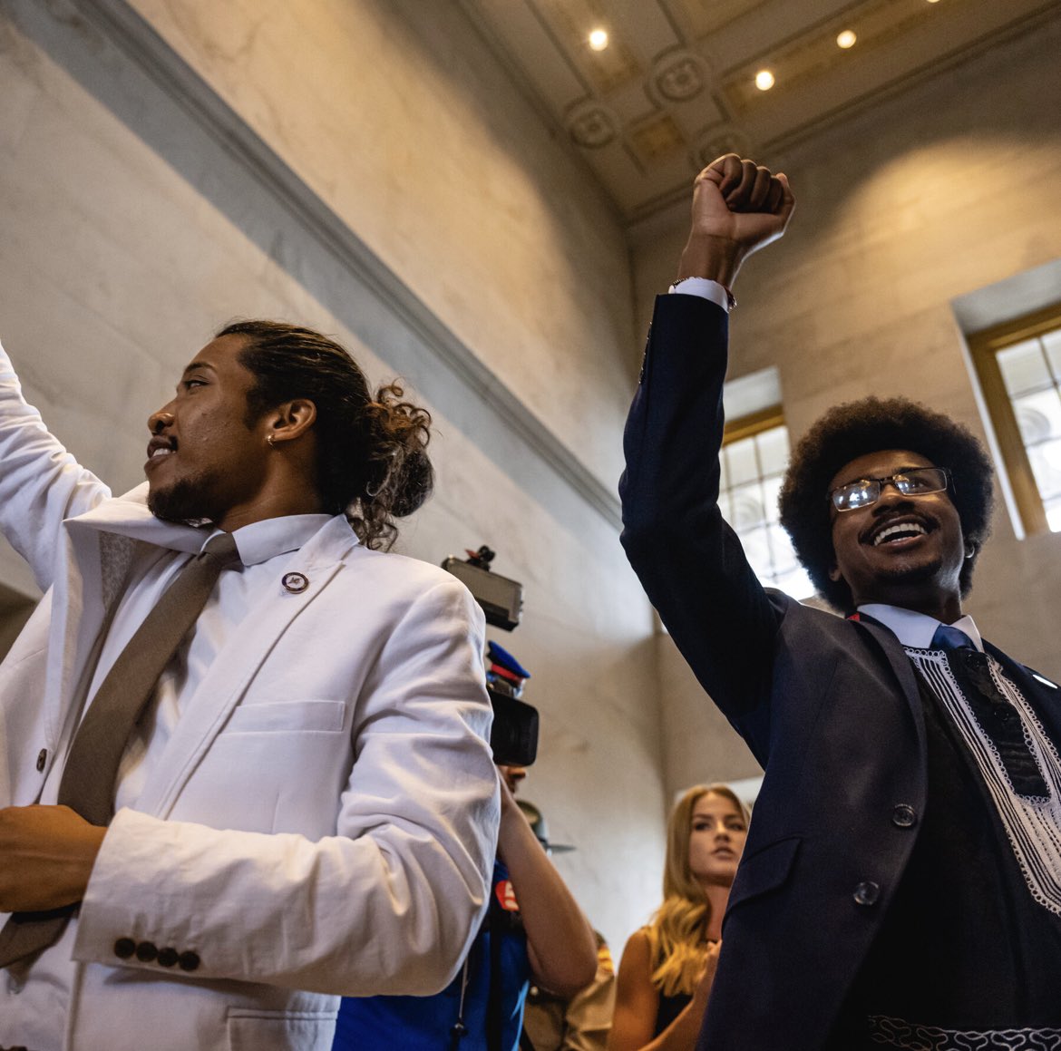 “To go from a place that has so many resources to a place that has so few, it was really my first understanding about systemic injustice and inequality, but also about the power of our voices to help affect change,” - Rep. Justin J. Pearson .. Read more nytimes.com/2023/04/14/us/…