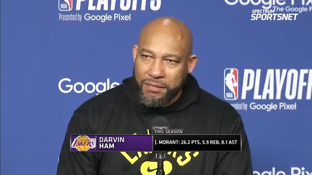 [情報] Ham : AD跟LBJ季後賽不會有上場時間限制