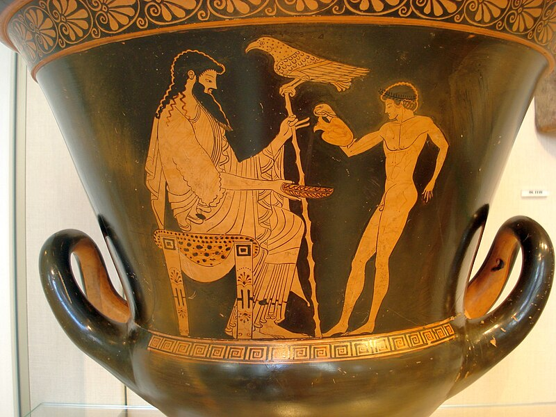 MaleLoveBR's tweet photo. #SameSexSunday

The handsome #Aetos was #Zeus's first love, growing up together on Crete. After marrying Zeus, #Hera turned him into a golden eagle (#AetosDios) out of jealousy, but he was always by his side (he even brought him #Ganymede).

#MaleLove #AmorMasculino #MenLovingMen https://t.co/WhBkyxiEG7