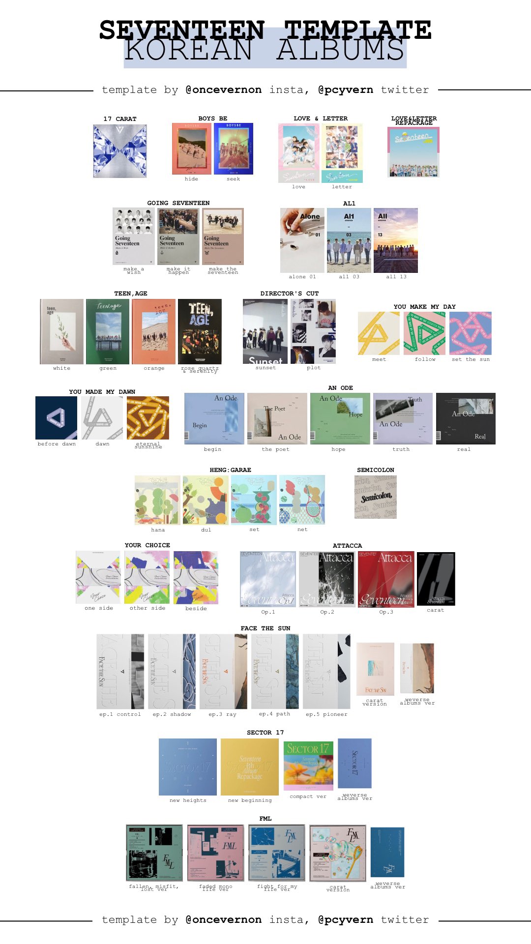 bella on Twitter: quot seventeen korean album covers template updated with bella on Twitter: quot seventeen korean album covers template updated with