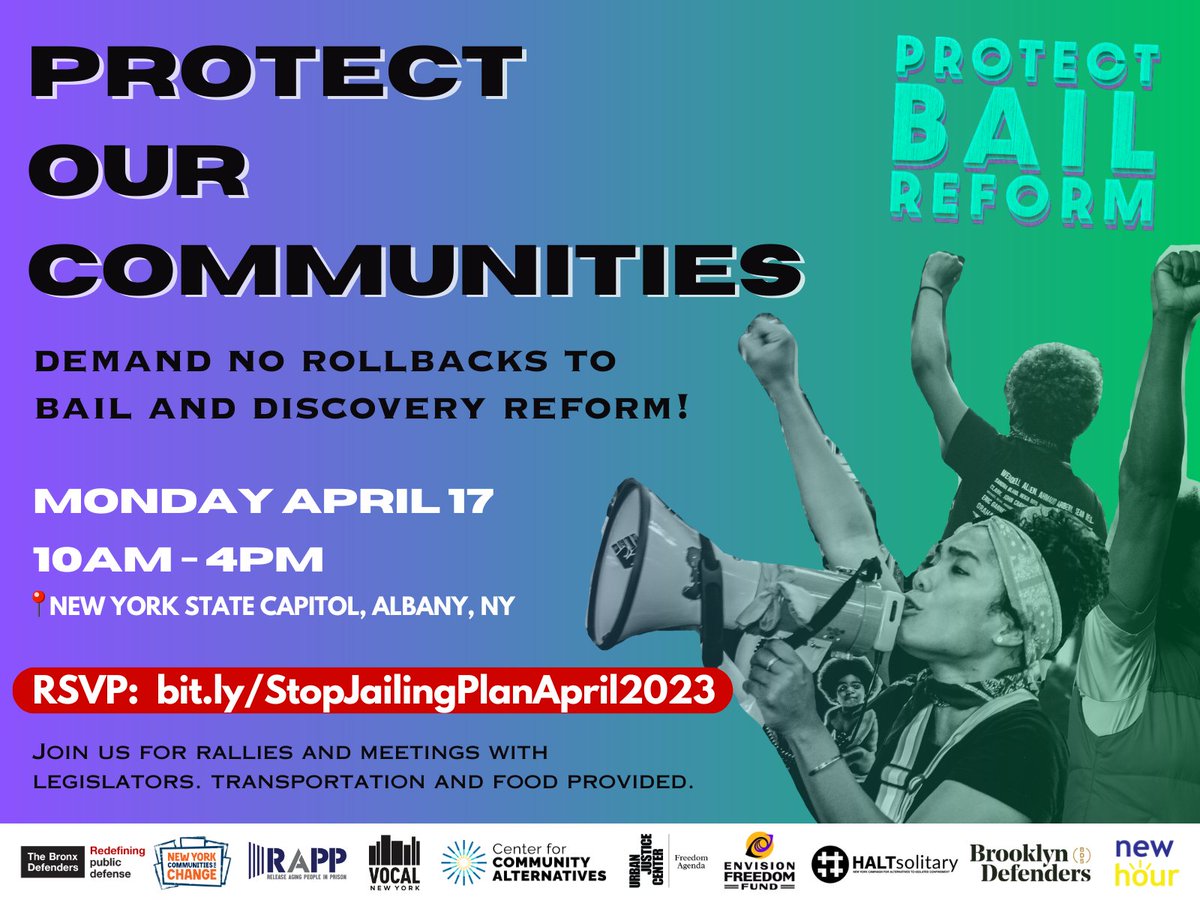 NY Doctors 🍎 (@nydocs) on Twitter photo Tonight at 8 pm join our discussion with <a href="/FreedomAgendaNY/">Freedom Agenda</a> <a href="/CSSNYorg/">Community Service Society of New York (CSS)</a> <a href="/InvestinOurNY/">Invest In Our New York Campaign</a> on NYS budget negotiations and remaining opportunities to advocate for a more just NYS budget & protect bail reform
Get the Zoom link at bit.ly/nydocsmeeting Tonight at 8 pm join our discussion with <a href="/FreedomAgendaNY/">Freedom Agenda</a> <a href="/CSSNYorg/">Community Service Society of New York (CSS)</a> <a href="/InvestinOurNY/">Invest In Our New York Campaign</a> on NYS budget negotiations and remaining opportunities to advocate for a more just NYS budget & protect bail reform
Get the Zoom link at bit.ly/nydocsmeeting