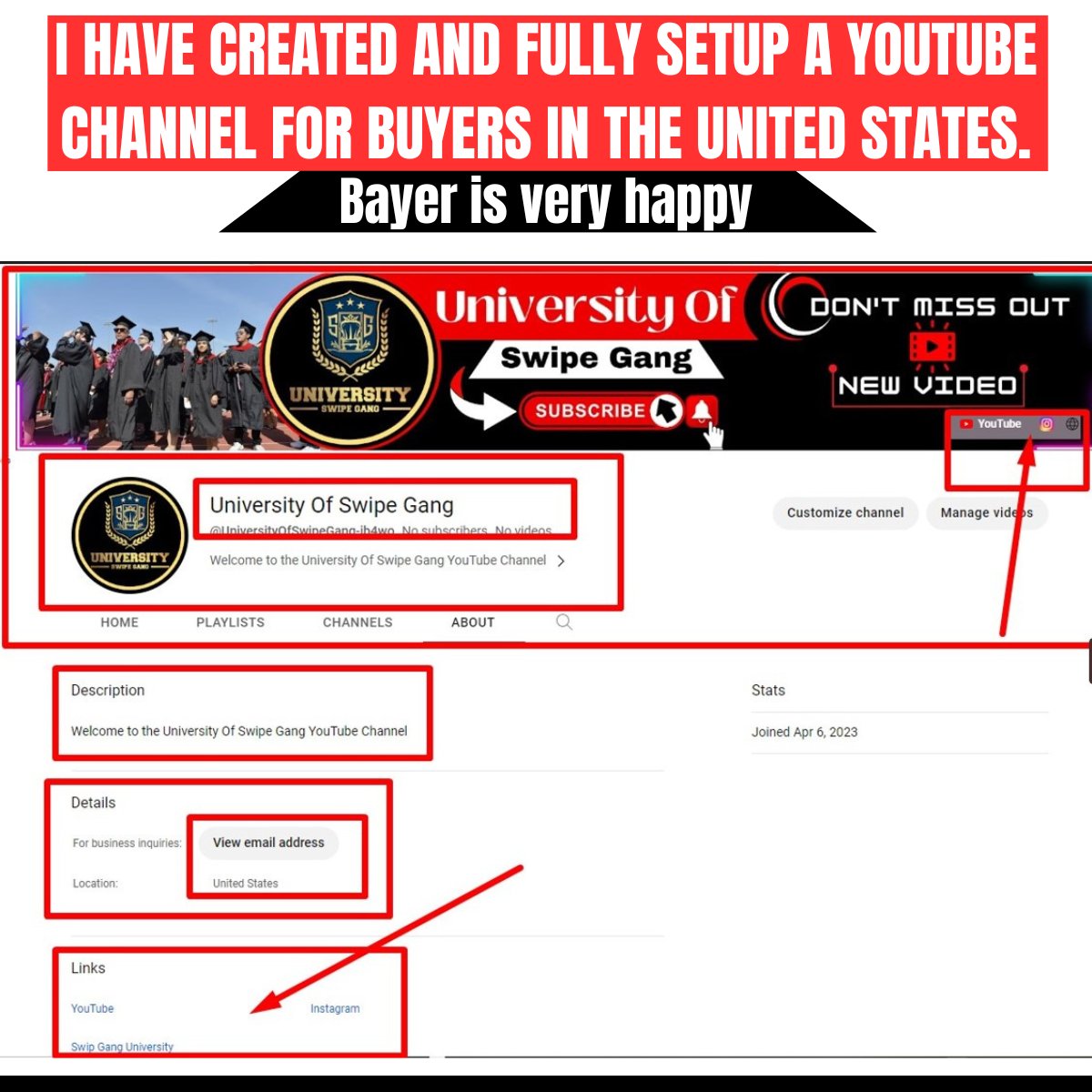 Mahmudu46338427's tweet photo. Created and professionally setup my client's YouTube channel portfolio. Client is very happy. Service Link: https://t.co/rvTwFmwwYu #youtubechannel #channelcreate #digitalmareting #socialmediamanagement #youtube #youtubeseo #videoseo #seo #youtuber #youtubers #NewYorkForever📷 https://t.co/qCIpZlzE0J