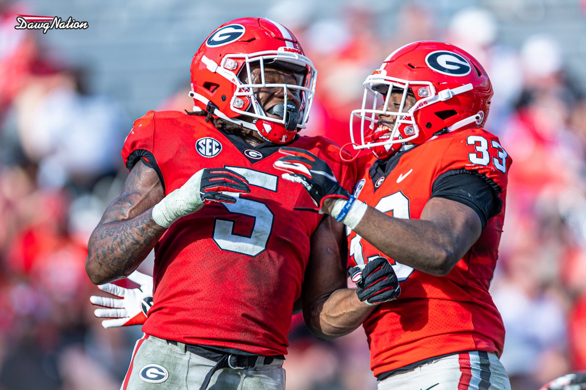 #33 @therealcjay1 #5 @WilsonRaylen These two are going to be doing this a lot in Athens.
