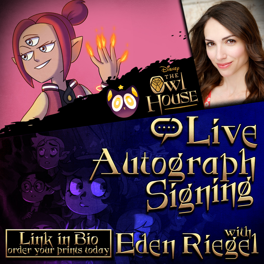 Eden Riegel on X: Reminder! The Owl House cast Q&A is coming up this  Saturday, May 6 at 10am PST/1pm EST. Keep on the lookout for links! Get  your prints now (link