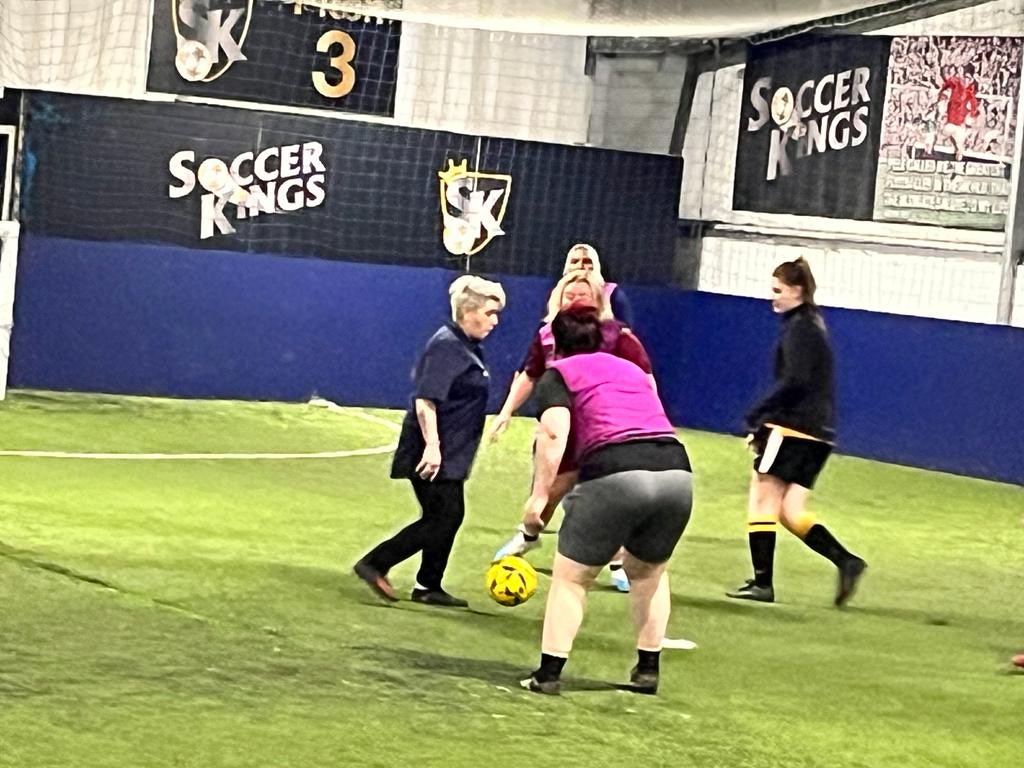 A great night at our ladies football. Lisa’s mum Carole  &amp; husband Mark came to surprise us with the new Lisa’s Ladies tops

We started this to help raise awareness of women’s mental health and to give ladies an opportunity to play no matter their age or ability

#hergametoo