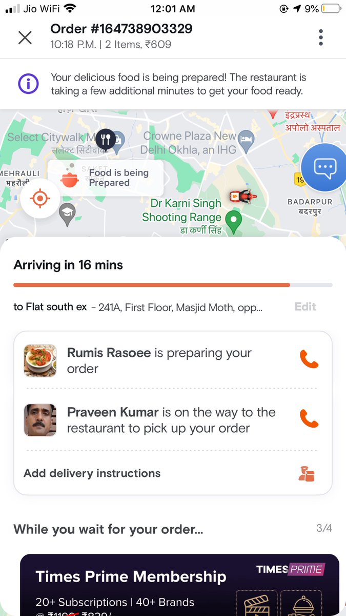 abhijithcanil's tweet photo. Order kardoge tho 2 ghande baad cancel krdenge @SwiggyCares Beware of the customer care too. threatens with cancellation charges when asked why the order is not delivered after 2 hours even after paying hefty charges. Unprofessional 2.0 @Swiggy https://t.co/HOvHe0Oz3K