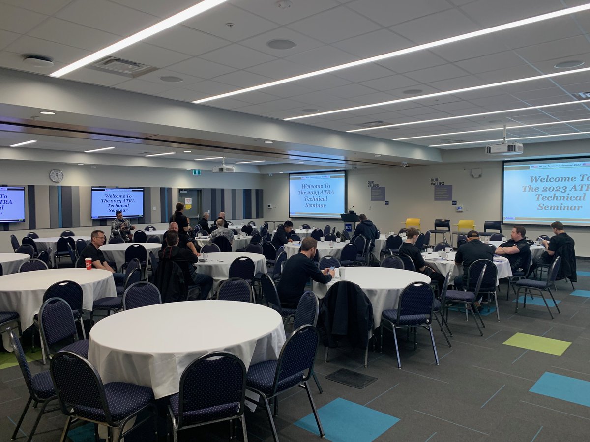 ATRAHQ's tweet image. ⚙️ Thanks for a great seminar, Vancouver! #TechSeminar #TechnicalSeminar #ATRA