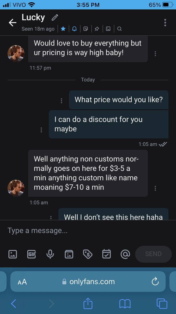xproxygirlx's tweet photo. Idk why these shitty guys come to my chat just to say shit about my price, but they want everything for free for no reason, disgusting!!!
#dickhead #assholes #shittymen #stupid https://t.co/XFBqQgpMFz